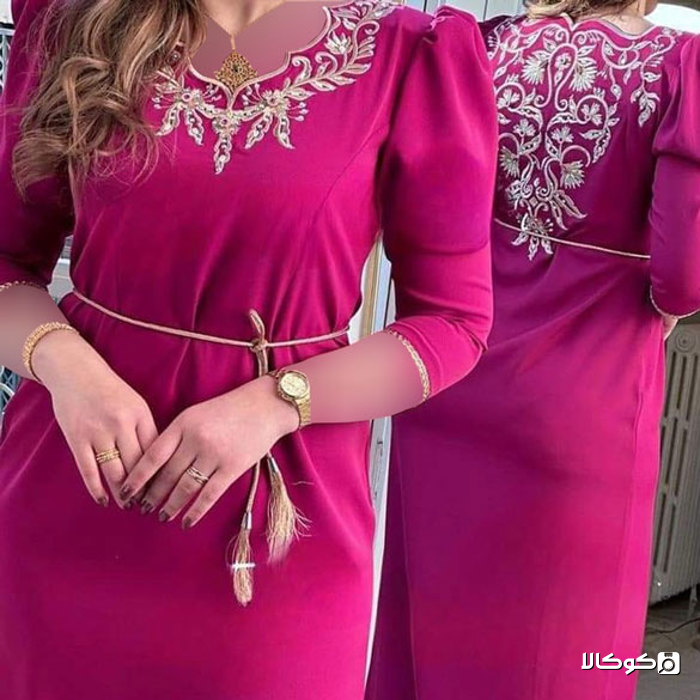 لباس عربی طرح دار زنانه منحصر به فرد