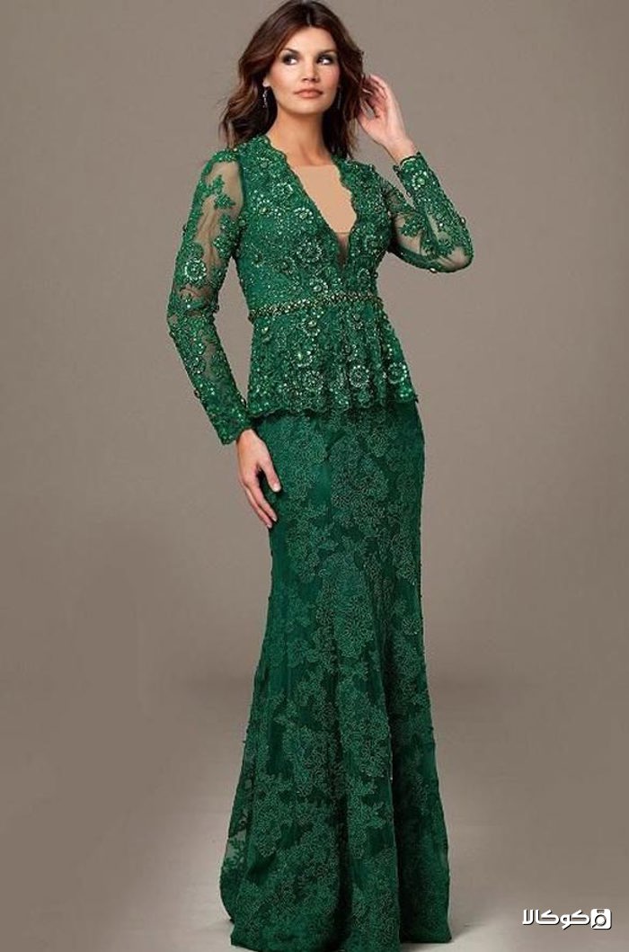 مدل لباس گیپور مجلسی بلند برای خانم‌های شیک پوش