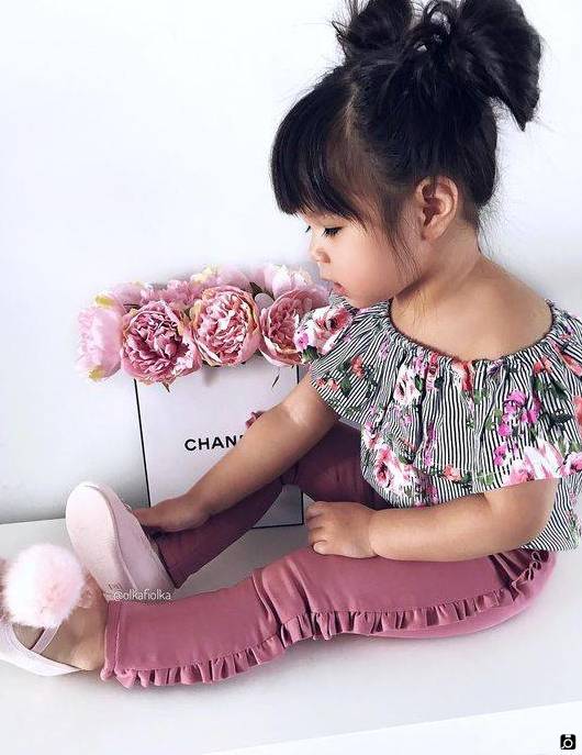 مدل لباس راحتی بچه گانه برای دختران کوچولو