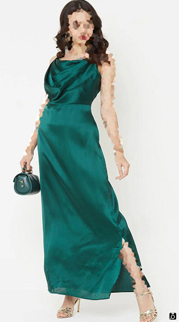 مدل لباس مجلسی دخترانه با پارچه ساتن آمریکایی