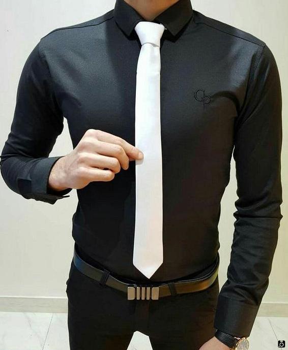 پیراهن مردانه با کراوات