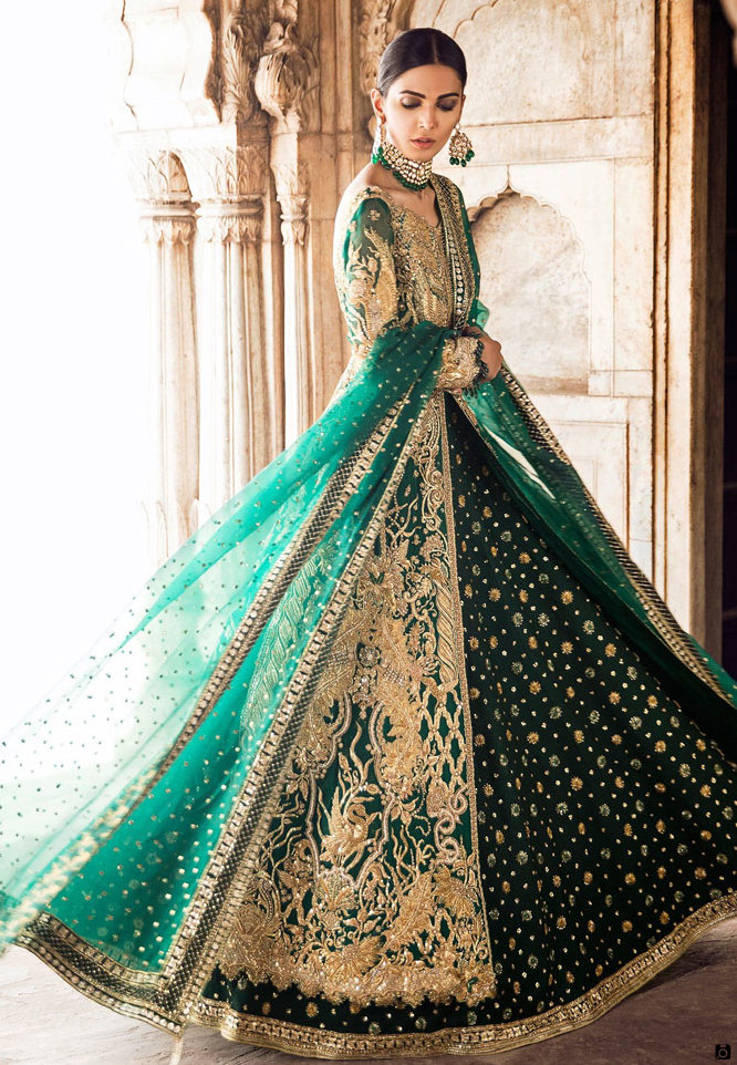 لباس بلند هندی فوق العاده زیبا