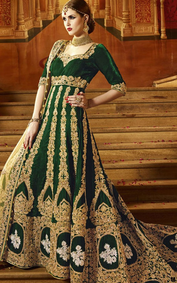 لباس بلند هندی زنانه لاکچری