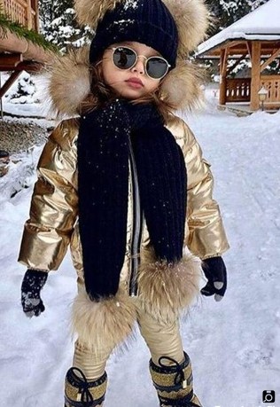 مدل لباس زمستانی کودکانه ترند