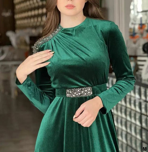 مدل لباس مجلسی مخمل زنانه و دخترانه 