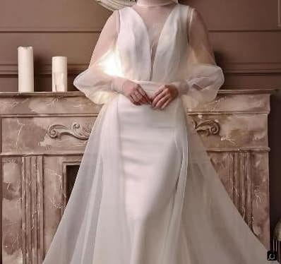 مدل لباس عروس ساده و شیک جدید