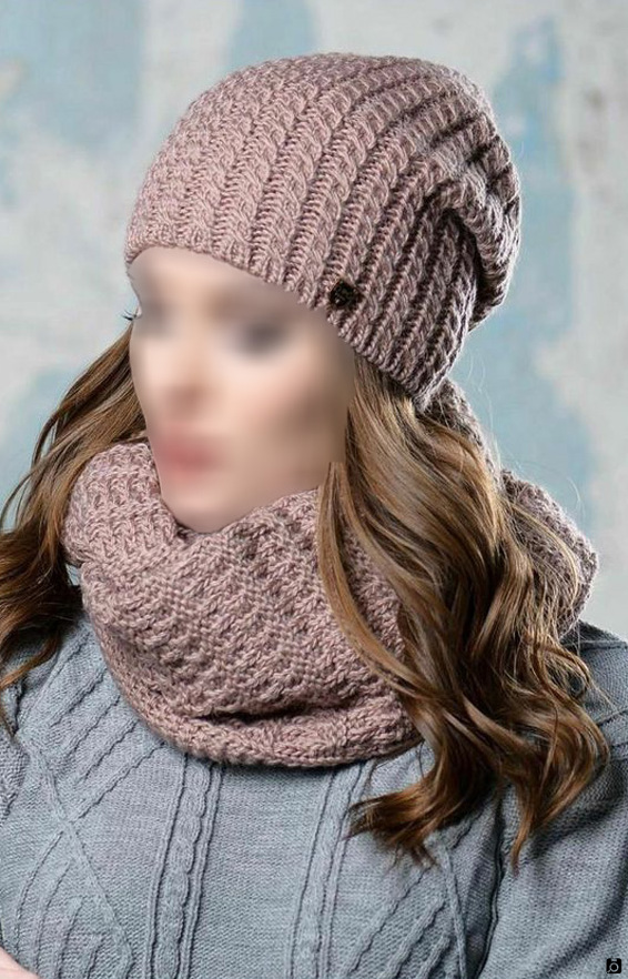 کلاه زنانه شیک بافت مناسب زمستان