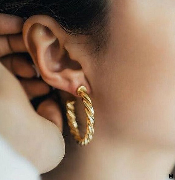 گوشواره طلا زنانه جدید با طراحی زیبا