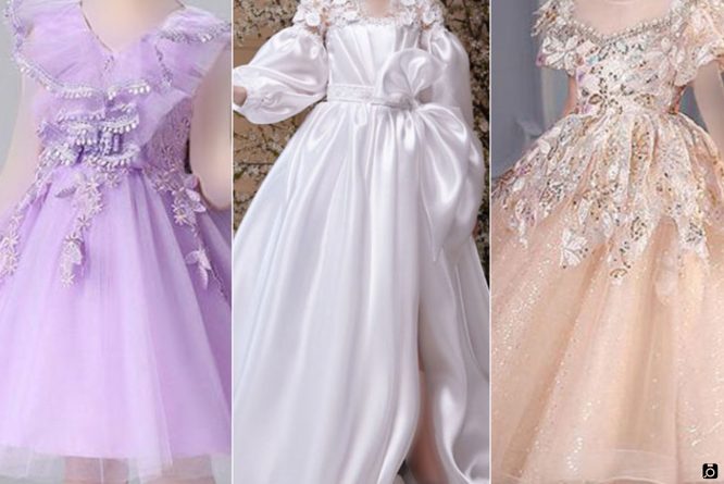لباس عروس بچه گانه پرنسسی شیک در طرح های مختلف