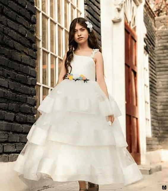 لباس عروس بچه گانه پرنسسی پرطرفدار و کلاسیک