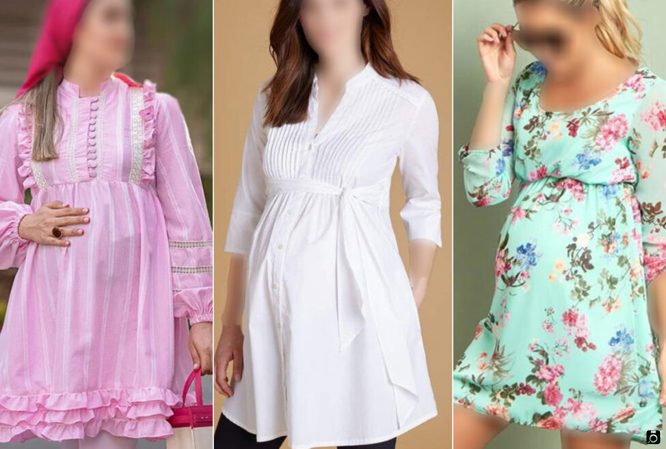 لباس تو خونه ای شیک بارداری متنوع و متفاوت