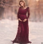 مدل لباس مجلسی شیک حاملگی