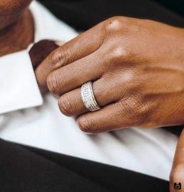 مدل حلقه ازدواج مردانه پلاتین