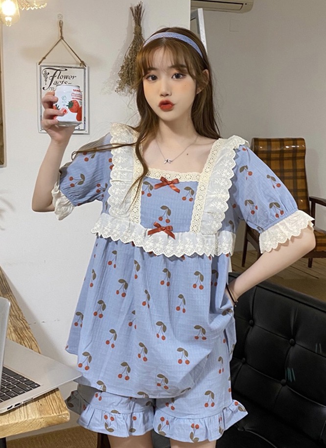 لباس خواب و راحتی کره ای دخترانه رنگارنگ
