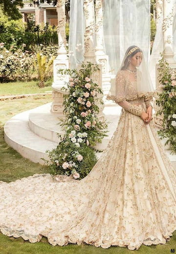 مدل پیراهن عروس هندی