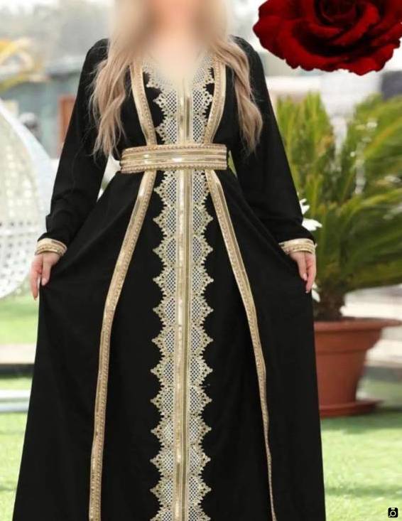 پیراهن مجلسی عربی بلند شیک زنانه باکلاس و خاص