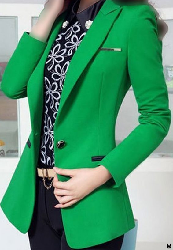 کت دخترانه سبز با رنگی غنی و لوکس