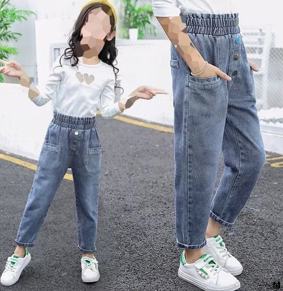 شلوار جین بچگانه دخترانه کلاسیک