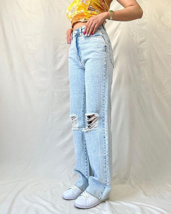 عکس-شلوار جین دمپا زنانه زارا