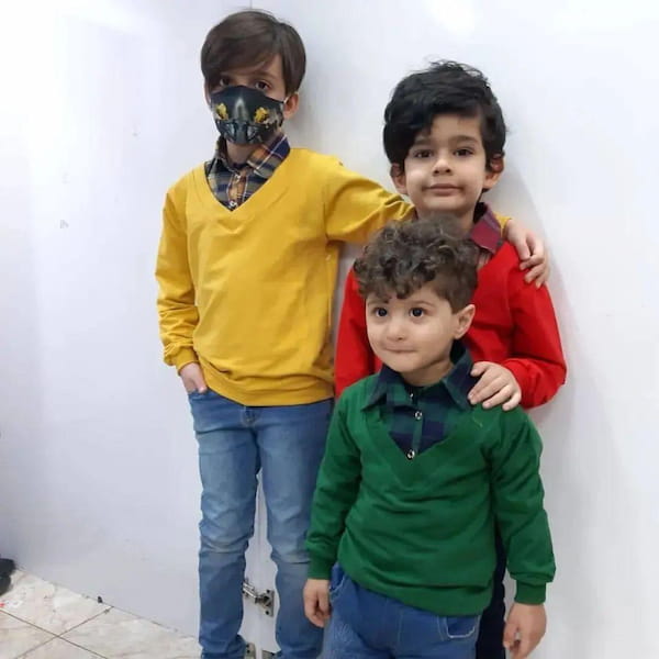 عکس-بلوز چهارخونه بچگانه دورس