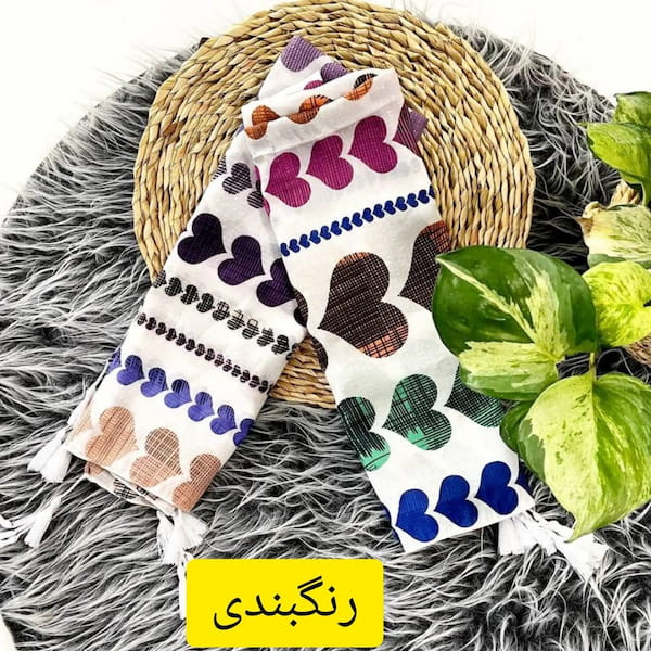 عکس-شال زنانه نخی