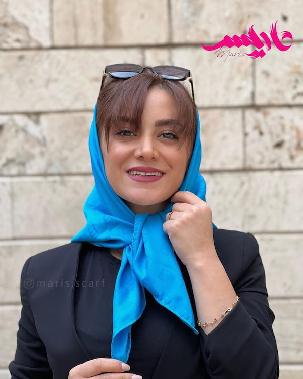 عکس-روسری بهاره زنانه نخ ژاکارد