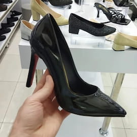 کفش پاشنه دار زنانه ورنی