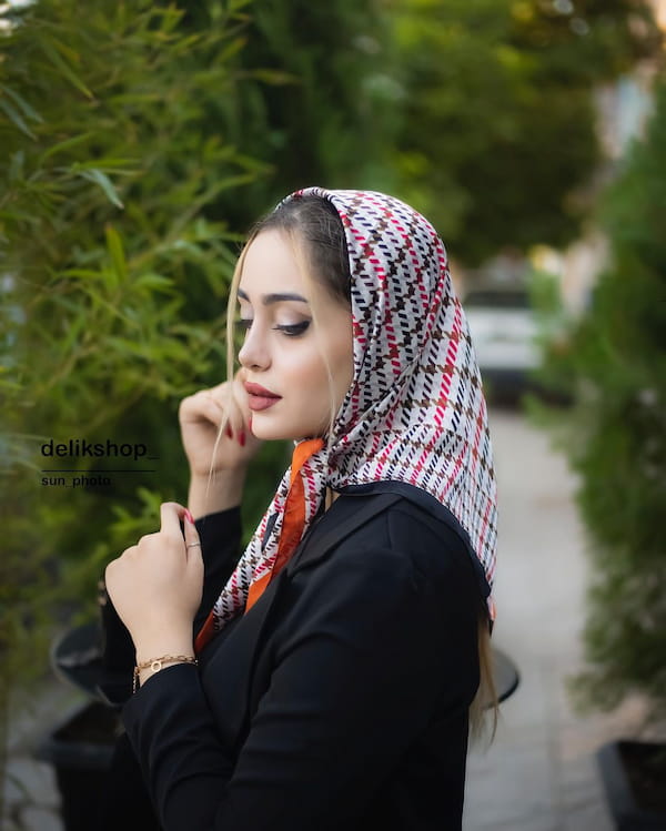 عکس-روسری زنانه نخی