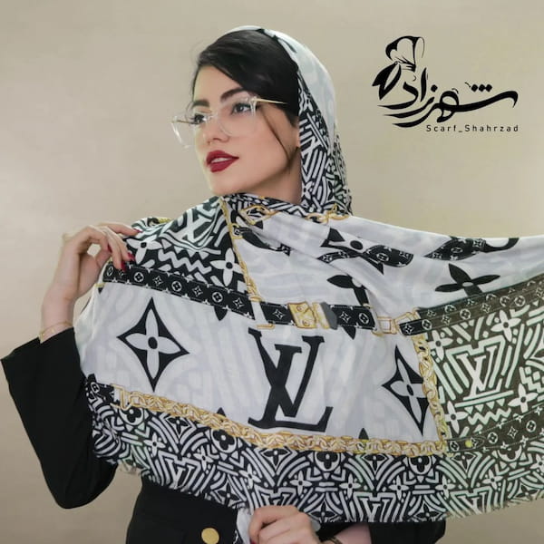 عکس-روسری بهاره زنانه نخی