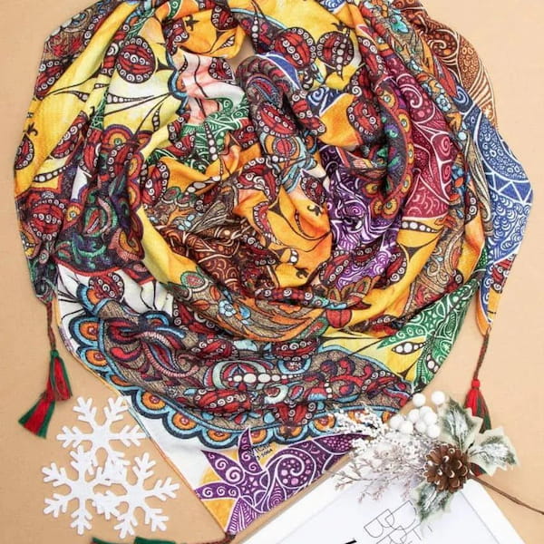 عکس-روسری پاییزه زنانه