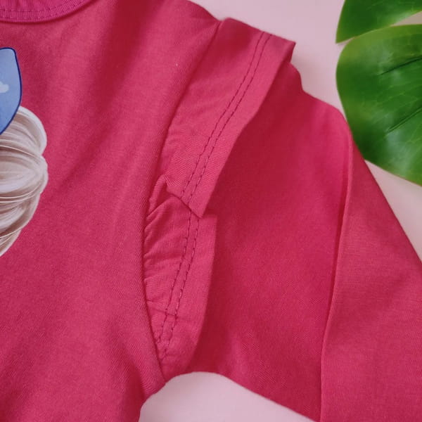 عکس-پیراهن پاییزه دخترانه نخ پنبه