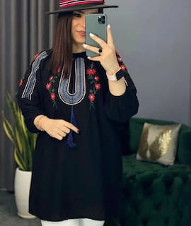 شومیز زنانه نخی