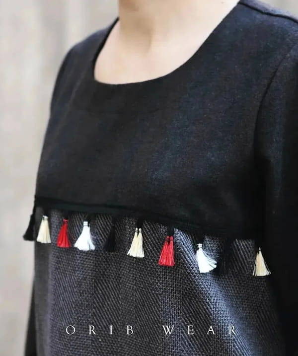 عکس-پیراهن پاییزه زنانه پشمی