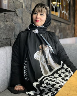 شال زنانه نخی