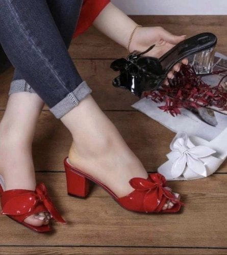 عکس-کفش پاشنه دار زنانه ورنی