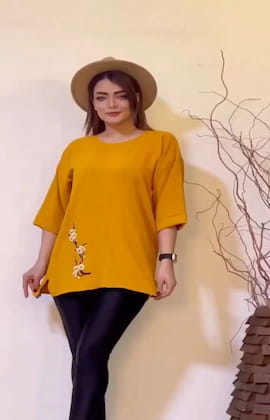 شومیز زنانه ابر و بادی