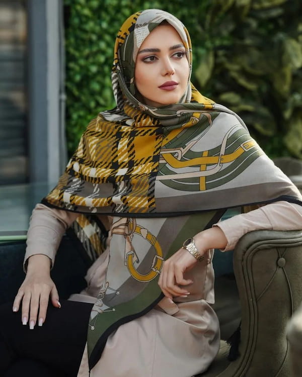 عکس-روسری زنانه نخی