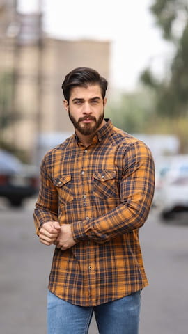پیراهن مردانه پنبه
