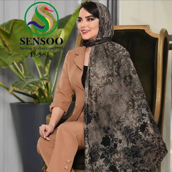 عکس-روسری زنانه حریر