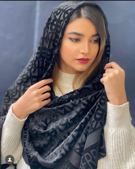 روسری زنانه مخمل