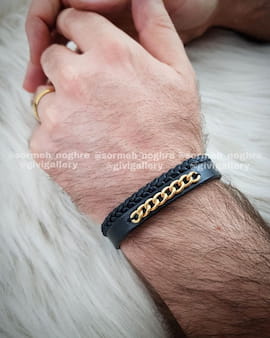 دستبند مردانه بافت کارتیه