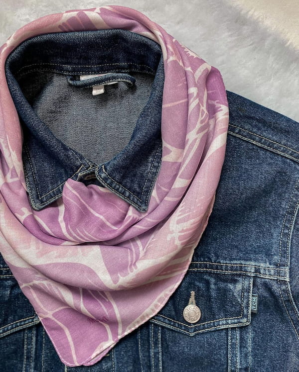 عکس-مینی اسکارف بهاره زنانه نخی