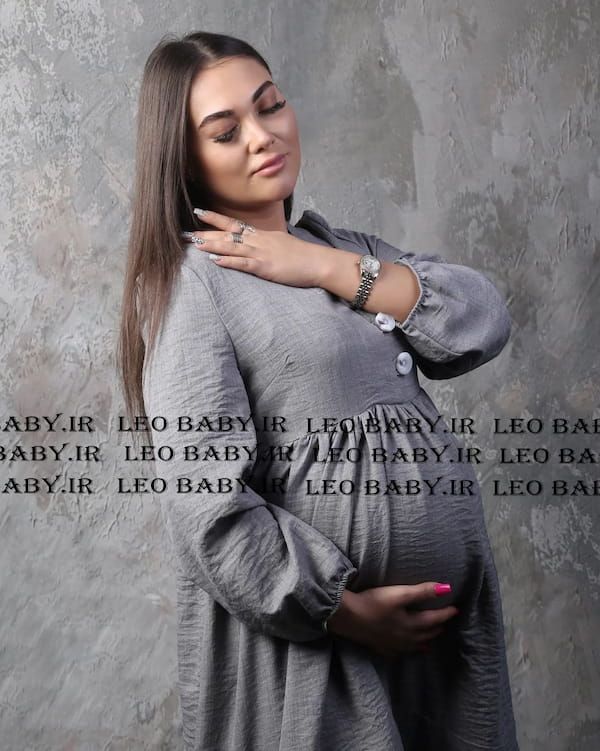 عکس-پیراهن بارداری زنانه ابر و بادی