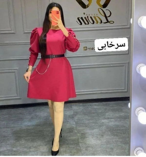 عکس-پیراهن زنانه کرپ اسکاچی