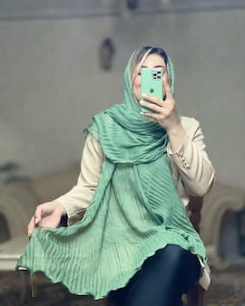 شال زنانه نخی