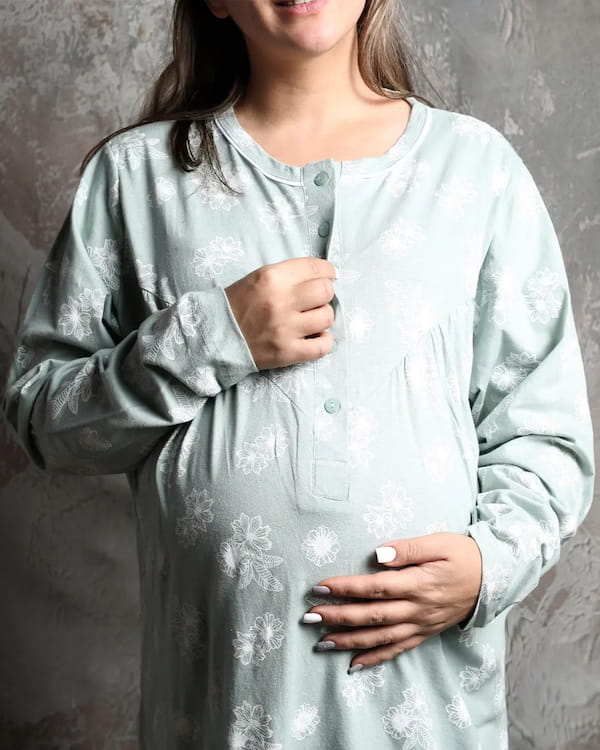 عکس-پیراهن بارداری زنانه نخی