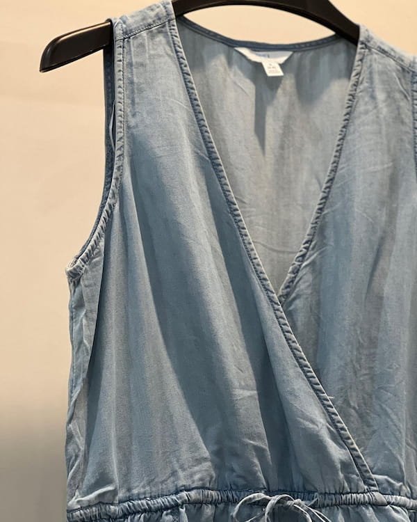 عکس-پیراهن زنانه جین کاغذی