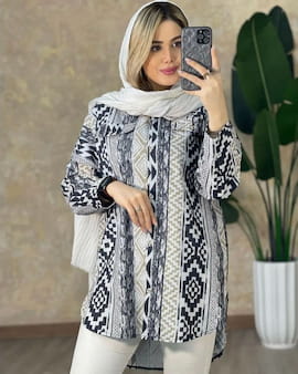 شومیز زنانه کتان کش