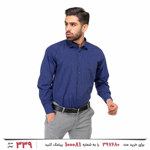 عکس-پیراهن مردانه نخ پنبه