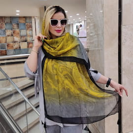 شال زنانه نخی